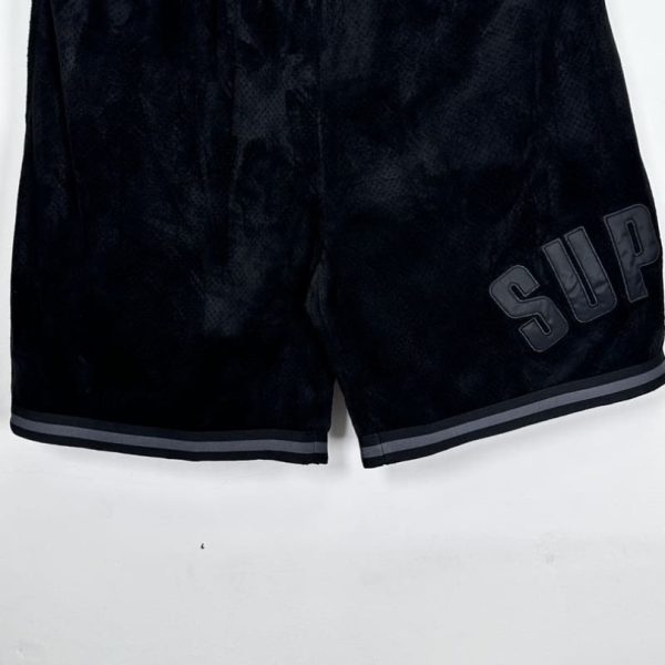 Shorts Supreme Velour Logo Embroidery SP039 - Image 5