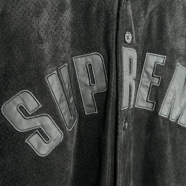 Jersey Supreme Button-Up Velour Logo SP042 - Image 5