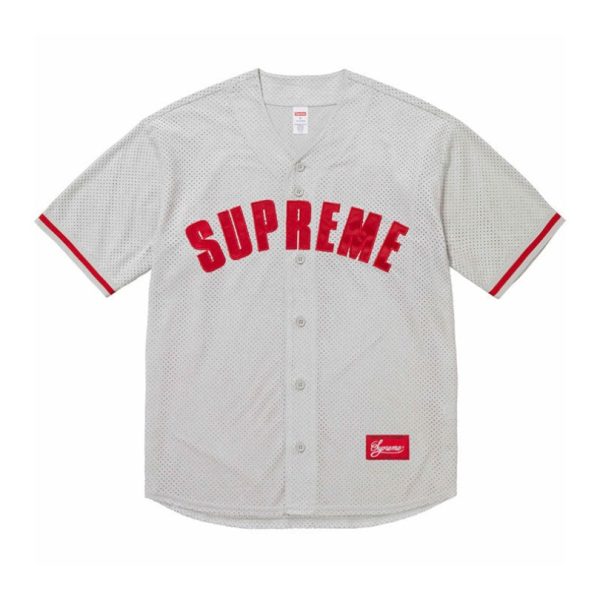 d110190_9917-1.jpg Jersey Supreme Button-Up Mesh Logo Embroidery SP043 - Image 1
