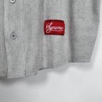 Jersey Supreme Button-Up Mesh Logo Embroidery SP043 - Image 7