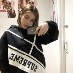 Hoodie Supreme Stripe Graphic Black SP053 - Image 9