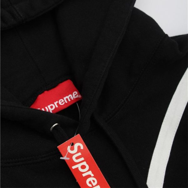 Hoodie Supreme Stripe Graphic Black SP053 - Image 13