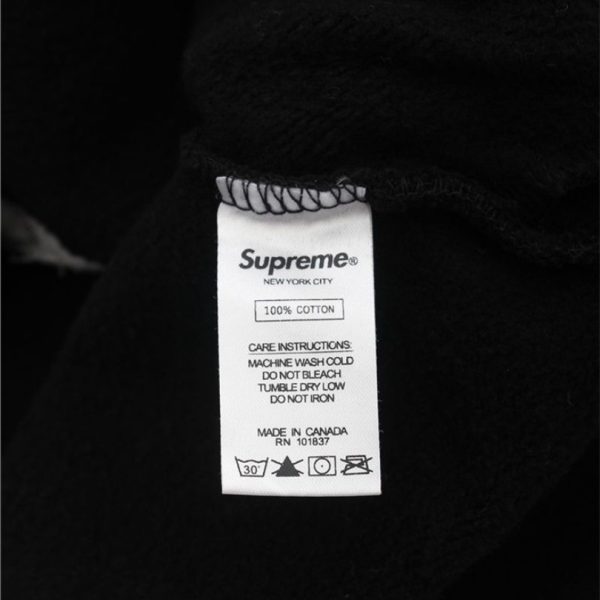 Hoodie Supreme Stripe Graphic Black SP053 - Image 14
