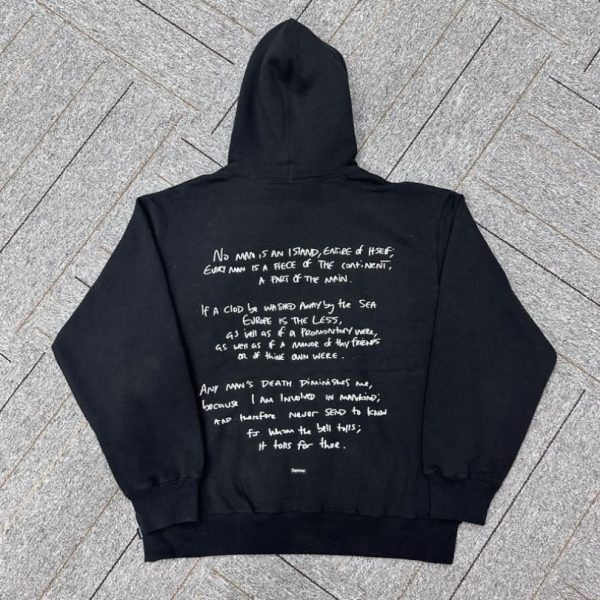 Hoodie Supreme x Corteiz Black SP047 - Image 3