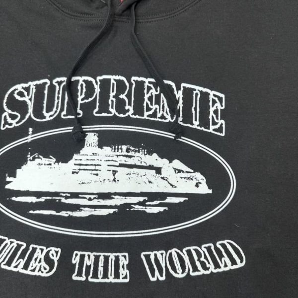 Hoodie Supreme x Corteiz Black SP047 - Image 4