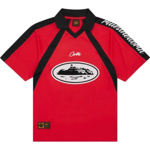 T-shirt Corteiz RTW 18 Red Jersey CZ004