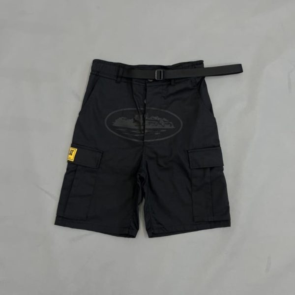 Shorts Cargo Corteiz Guerillaz Black Edition CZ005 - Image 2