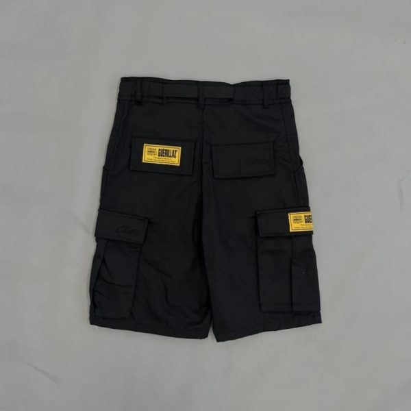 Shorts Cargo Corteiz Guerillaz Black Edition CZ005 - Image 3