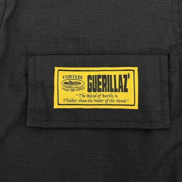 Shorts Cargo Corteiz Guerillaz Black Edition CZ005 - Image 5