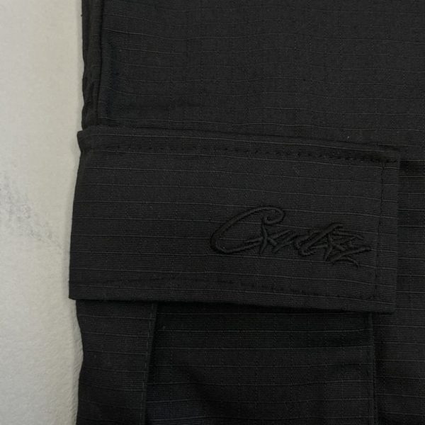 Shorts Cargo Corteiz Guerillaz Black Edition CZ005 - Image 6