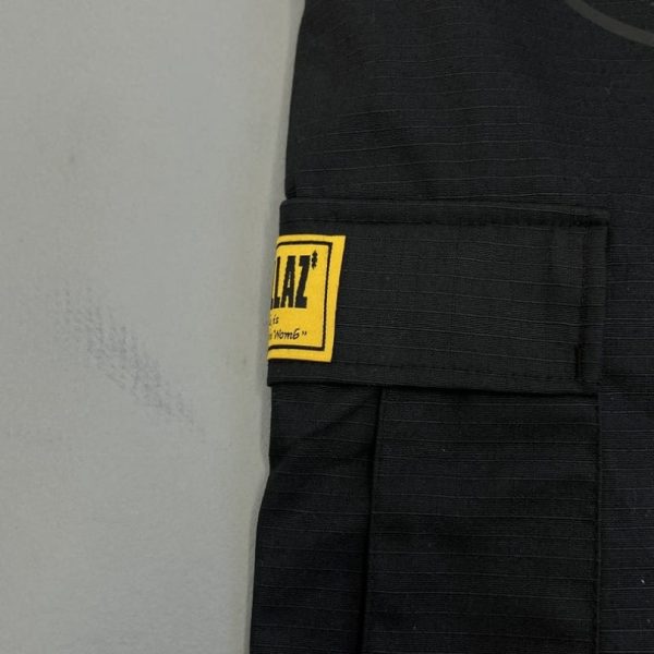 Shorts Cargo Corteiz Guerillaz Black Edition CZ005 - Image 7