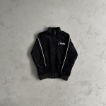 Tracksuit Corteiz Velour Black with White Logo CZ007 - Image 5