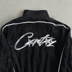 Tracksuit Corteiz Velour Black with White Logo CZ007 - Image 8
