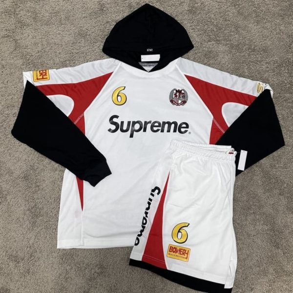 Set Supreme Hooded Soccer White SP050 - Image 2