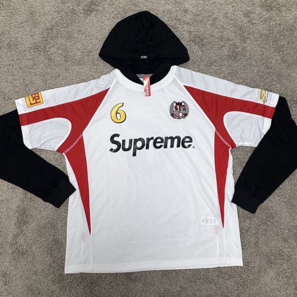 Set Supreme Hooded Soccer White SP050 - Image 3