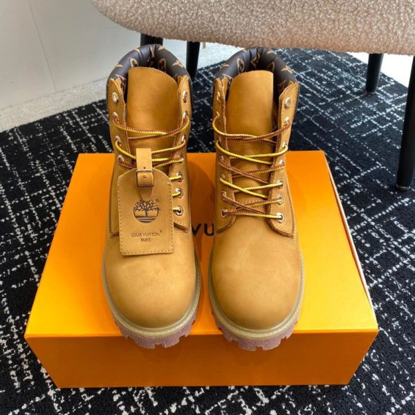 Boot Louis Vuitton x Timberland Ankle LV031 - Image 7