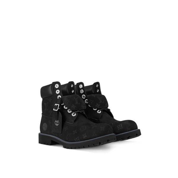 Boot Louis Vuitton x Timberland Black LV033 - Image 2