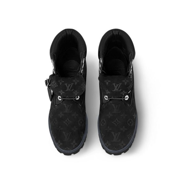 Boot Louis Vuitton x Timberland Black LV033 - Image 3
