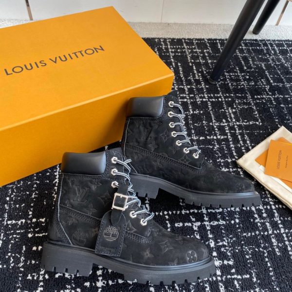 Boot Louis Vuitton x Timberland Black LV033 - Image 5
