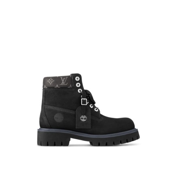 d110992_2936-1.jpg Boot Louis Vuitton x Timberland Ankle Black LV034 - Image 1