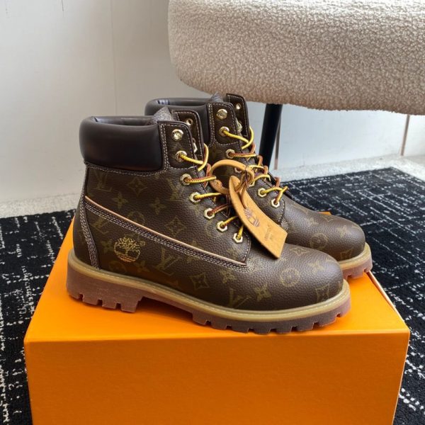 Boot Louis Vuitton x Timberland High End LV035 - Image 4