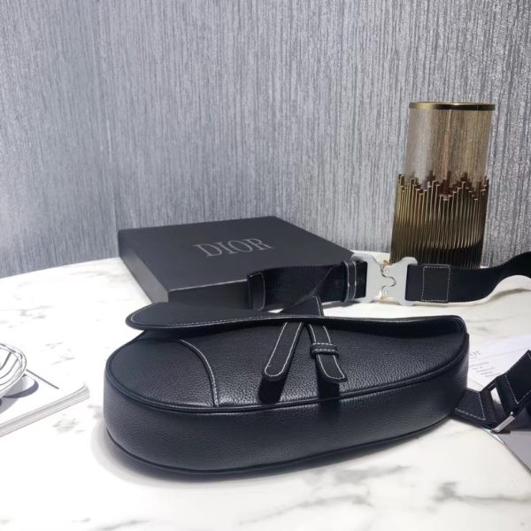 Bag Dior Black Leather Black DO035 - Image 4