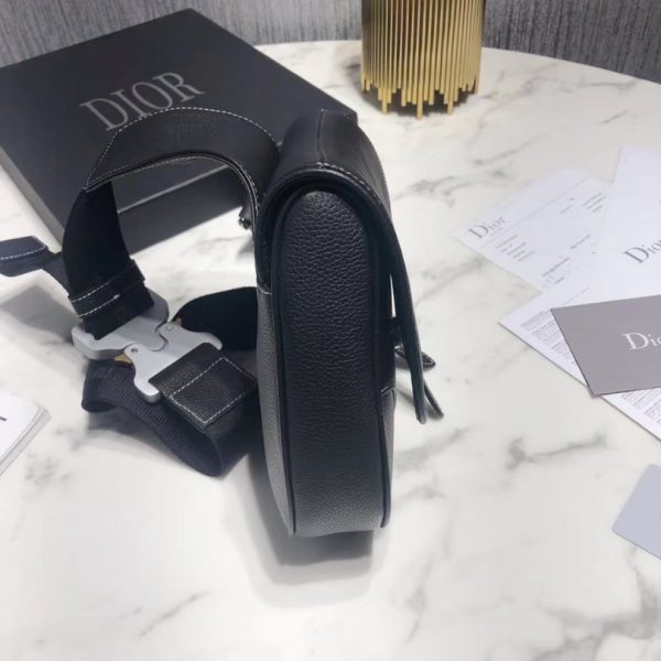 Bag Dior Black Leather Black DO035 - Image 6
