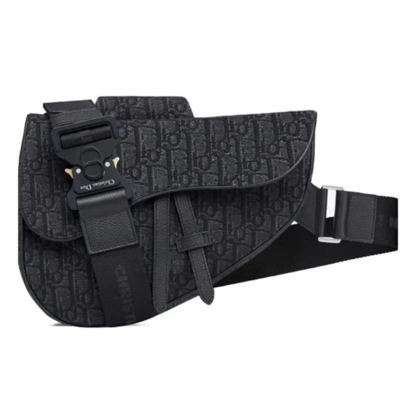 d111181_2098-1.png Bag Dior Oblique Black Canvas DO036 - Image 1