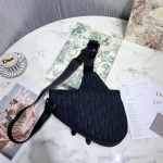 Bag Dior Oblique Black Canvas DO036 - Image 6