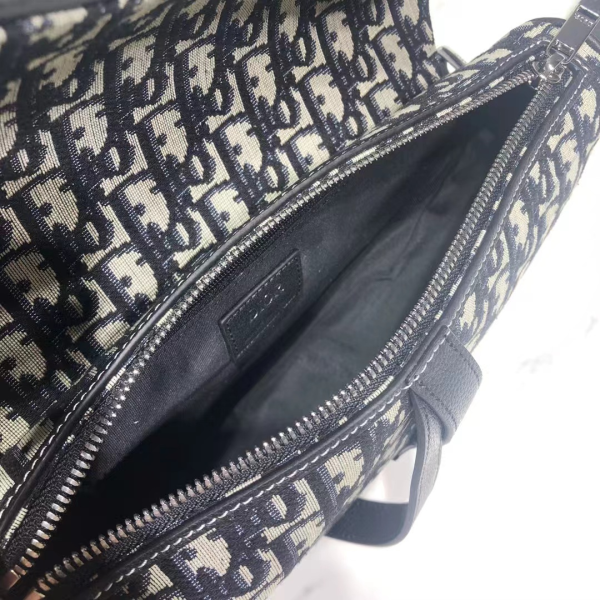 Bag Dior Oblique Beige Canvas DO037 - Image 8