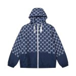Jacket Gucci Monogram Hooded Navy GC097