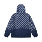 Jacket Gucci Monogram Hooded Navy GC097 - Image 2