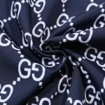 Jacket Gucci Monogram Hooded Navy GC097 - Image 6