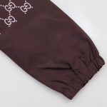 Jacket Gucci Monogram Hooded Brown GC098 - Image 5