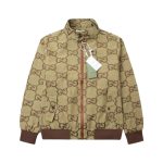 Jacket Gucci Monogram Beige Brown GC100