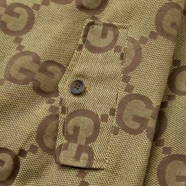 Jacket Gucci Monogram Beige Brown GC100 - Image 5