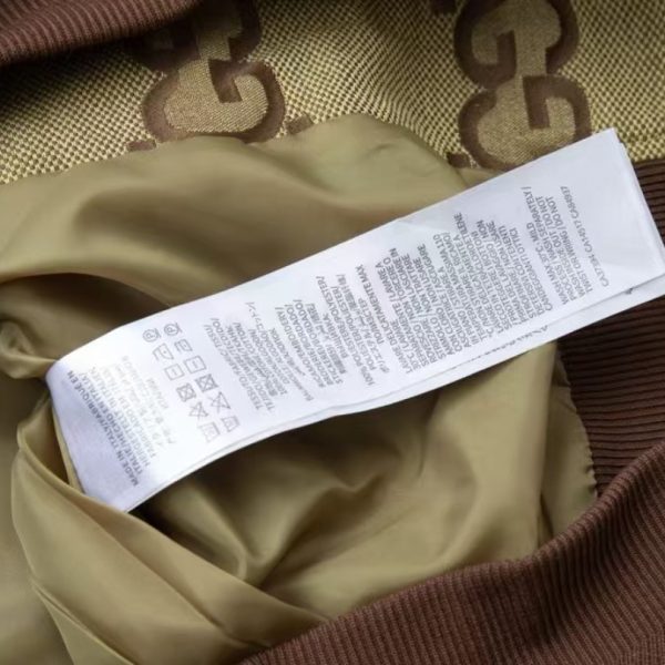 Jacket Gucci Monogram Beige Brown GC100 - Image 8