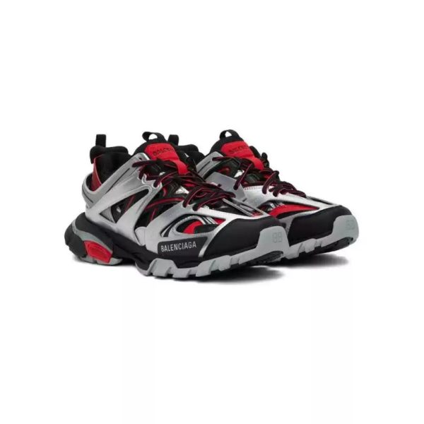 Balenciaga Track Black Red White Silver BL060 - Image 3