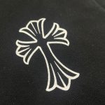 Hoodie Chrome Hearts Cross Zip Black CH064 - Image 3