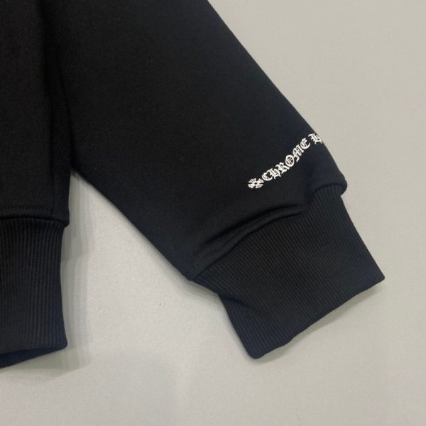 Hoodie Chrome Hearts Cross Zip Black CH064 - Image 8