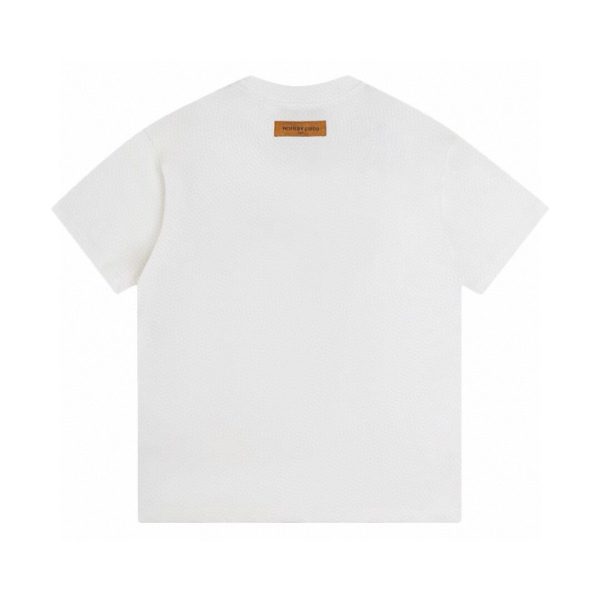 T-Shirt Louis Vuitton Monogram Logo White LV047 - Image 2
