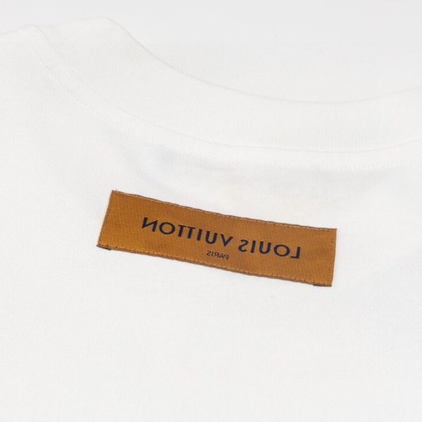T-Shirt Louis Vuitton Monogram Logo White LV047 - Image 3