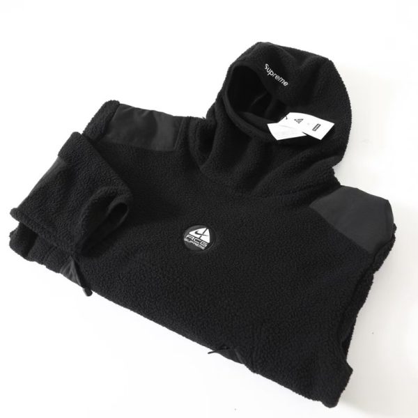 Hoodie Supreme Nike ACG Fleece Black NK004 - Image 4