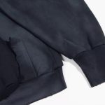 Hoodie Balenciaga BB Distressed Logo Black BL063 - Image 7