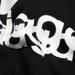 Hoodie Balenciaga Black Logo Print BL064 - Image 5