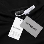 Hoodie Balenciaga Black Logo Print BL064 - Image 9