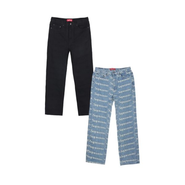 Jeans Supreme Logo Denim & Black Pack SP054 - Image 2