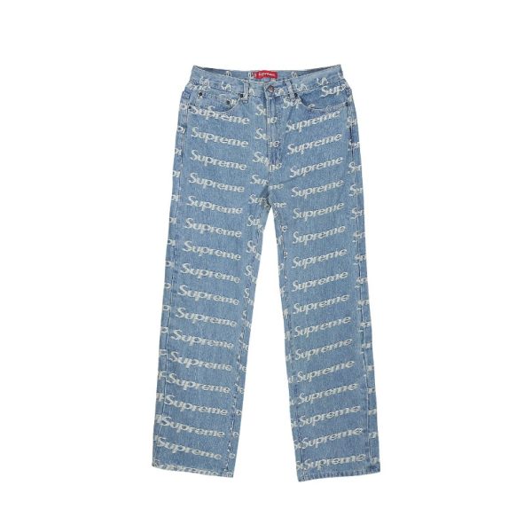 Jeans Supreme Logo Denim & Black Pack SP054 - Image 5