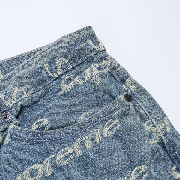 Jeans Supreme Logo Denim & Black Pack SP054 - Image 9