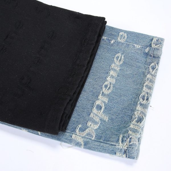 Jeans Supreme Logo Denim & Black Pack SP054 - Image 12